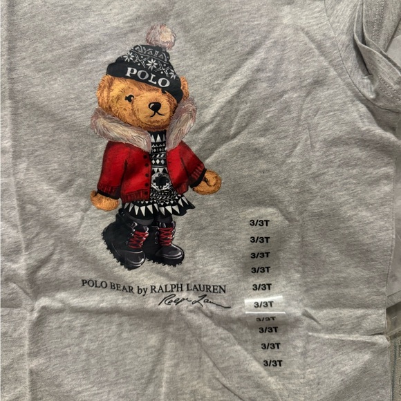 Kids Polo Bear Tshirt - Picture 2 of 3